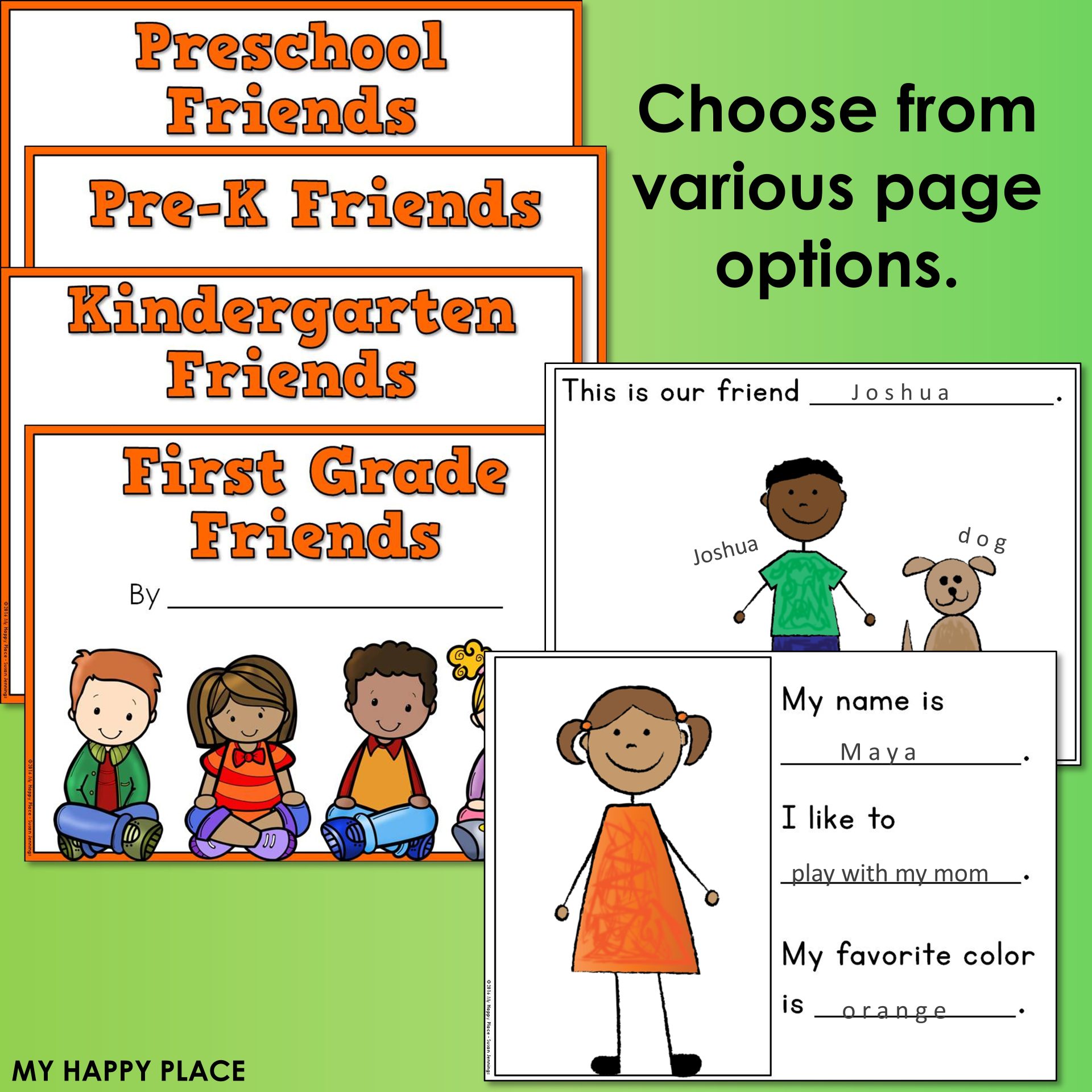 Class Books for Kindergarten - Many Options